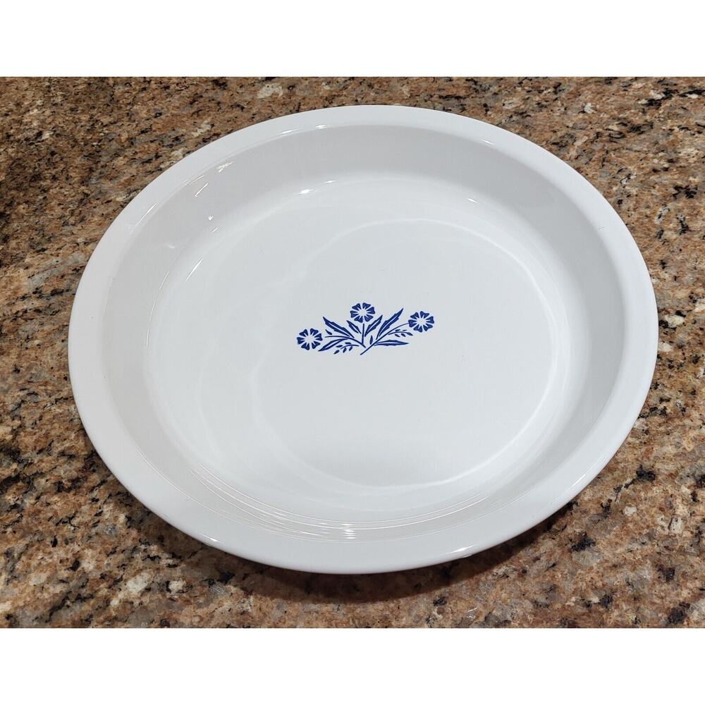 Vintage Corning Ware Blue Cornflower Pie Plate P-309 9”x1.25” - Picture 6 of 6